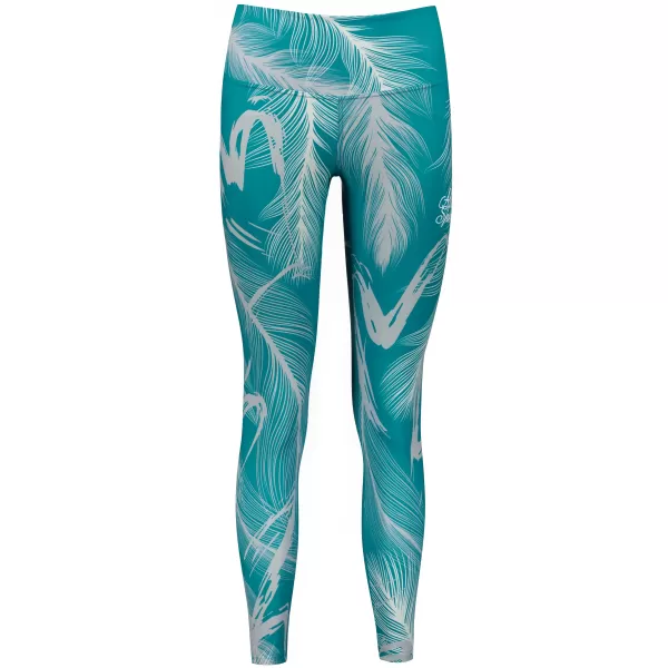  Lange Premium-Leggings für Damen ALTISPORT VOJ/ALW001LEG01 SMARAGD 