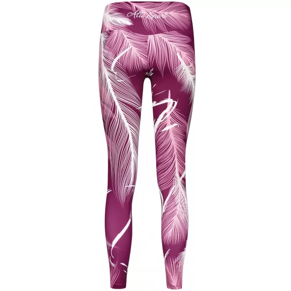  Lange Premium-Leggings für Damen ALTISPORT VOJ/ALW001LEG01 FUCHSIE 