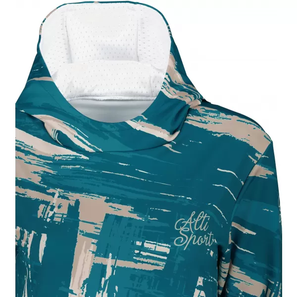  Hochwertiges Funktions-Sweatshirt für Damen ALTISPORT VOJ/ALW010MI01 KEROSIN/BLAU 