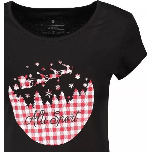  Damen-T-Shirt ALTISPORT VANOCE01W122 SCHWARZ 