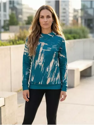 Hochwertiges Funktions-Sweatshirt für Damen ALTISPORT VOJ/ALW010MI01 KEROSIN/BLAU