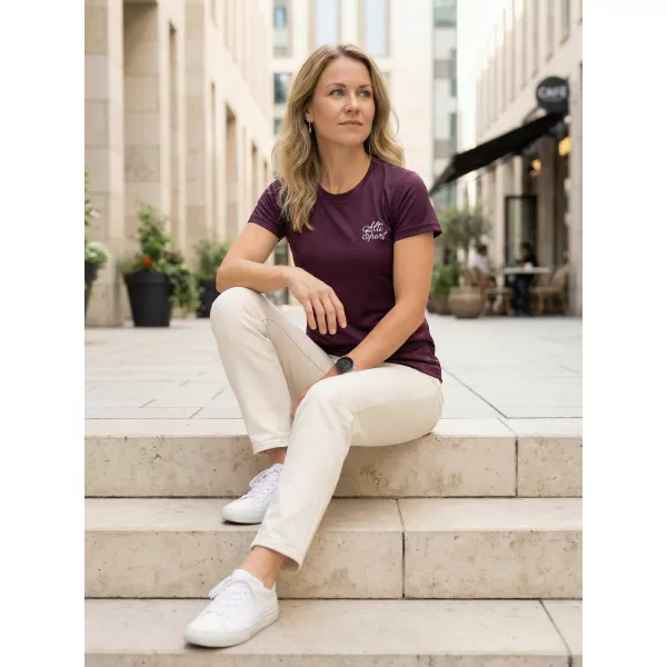  Hochwertiges Funktions-T-Shirt für Damen ALTISPORT VOJ/ALW000TR01 LILA 