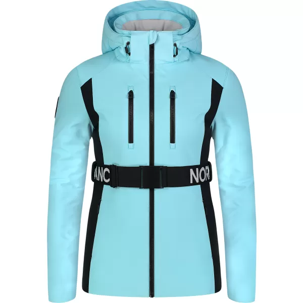  Softshell-Skijacke für Damen NORDBLANC APRES-SKI NBWJL7928 HELLBLAU 