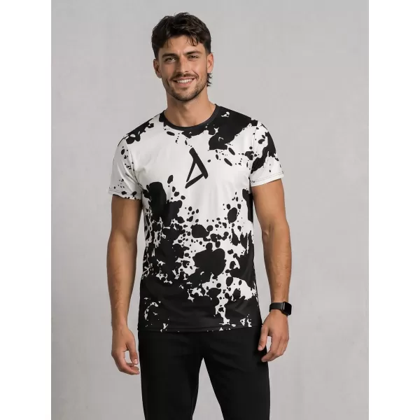  Herren Premium Plus Funktions-T-Shirt ALTISPORT VOJ/ALM012TR02 SCHWARZ UND WEIß 