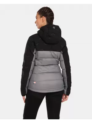 Daunenjacke für Damen KILPI TEVERY-W UL0115KI SCHWARZ