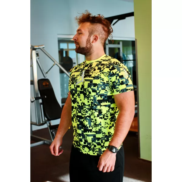  Herren Premium Plus Funktions-T-Shirt ALTISPORT VOJ/ALM011TR02 NEON GELB 