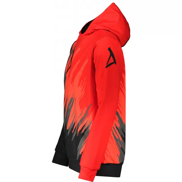 Hochwertiges Funktions-Sweatshirt für Herren ALTISPORT VOJ/ALM006MI01 SCHWARZ UND ROT 