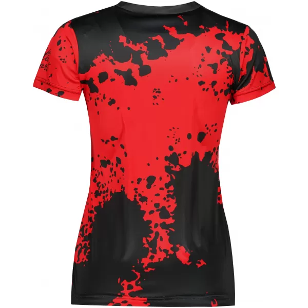  Hochwertiges Funktions-T-Shirt für Damen ALTISPORT VOJ/ALW012TR01 SCHWARZ ROT 
