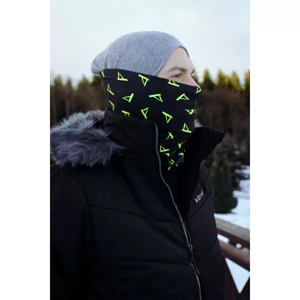  Halstuch ALTISPORT VOJ/ALU013NAK01 SCHWARZ UND GELB 