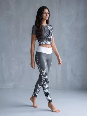 Lange Premium-Leggings für Damen ALTISPORT VOJ/ALW022LEG01 GRAU
