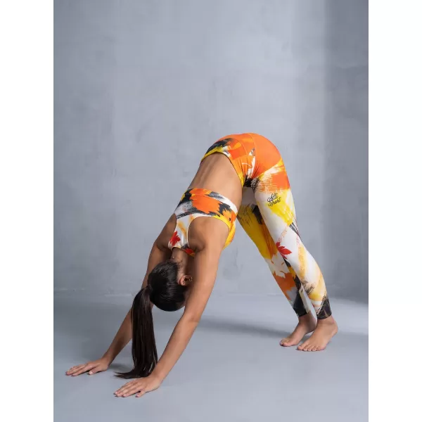  Lange Premium-Leggings für Damen ALTISPORT VOJ/ALW019LEG01 ORANGE 
