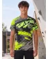 Hochwertiges Funktions-T-Shirt für Herren ALTISPORT VOJ/ALM014TR01 SCHWARZ UND GRÜN