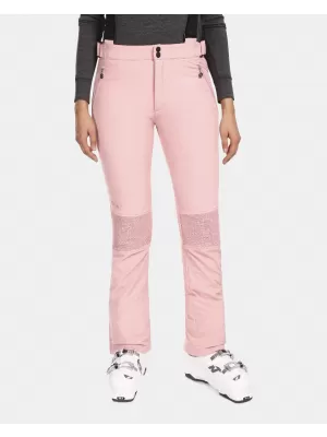 Softshell-Skihose für Damen KILPI DIONE-W UL0408KI HELLROSA