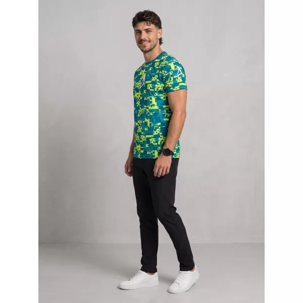  Herren Premium Plus Funktions-T-Shirt ALTISPORT VOJ/ALM011TR02 KEROSIN/NEONGELB 