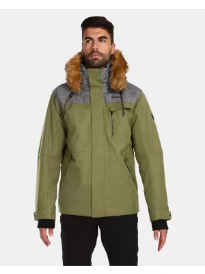 Herren-Winterjacke KILPI ALPHA-M UM0127KI GRÜN