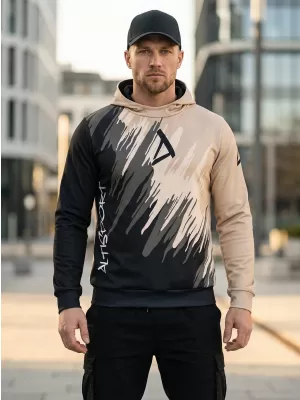 Hochwertiges Funktions-Sweatshirt für Herren ALTISPORT VOJ/ALM006MI01 SCHWARZ BRAUN