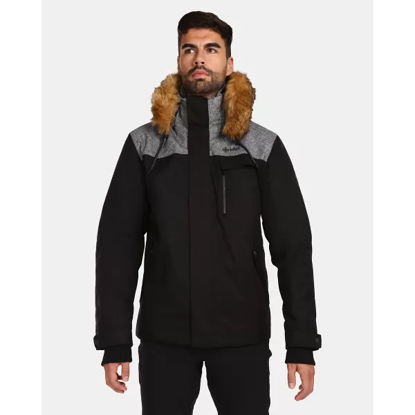  Herren-Winterjacke KILPI ALPHA-M UM0127KI SCHWARZ 