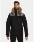 Herren-Winterjacke KILPI ALPHA-M UM0127KI SCHWARZ