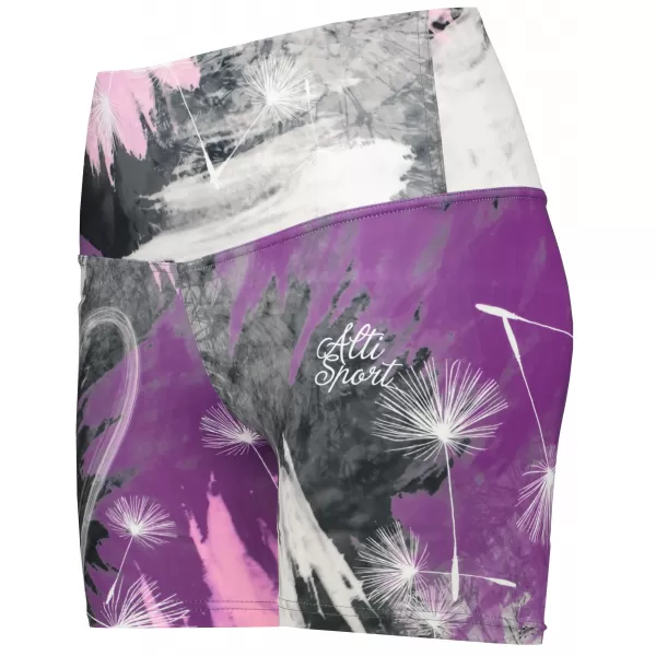  Kurze Premium-Leggings für Damen ALTISPORT VOJ/ALW016LEG03 LILA 