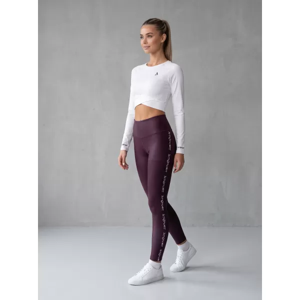  Lange Premium-Leggings für Damen ALTISPORT VOJ/ALW021LEG01 LILA 