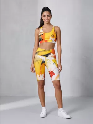Dámské legíny nad kolena premium ALTISPORT VOJ/ALW019LEG02 ORANŽOVÁ