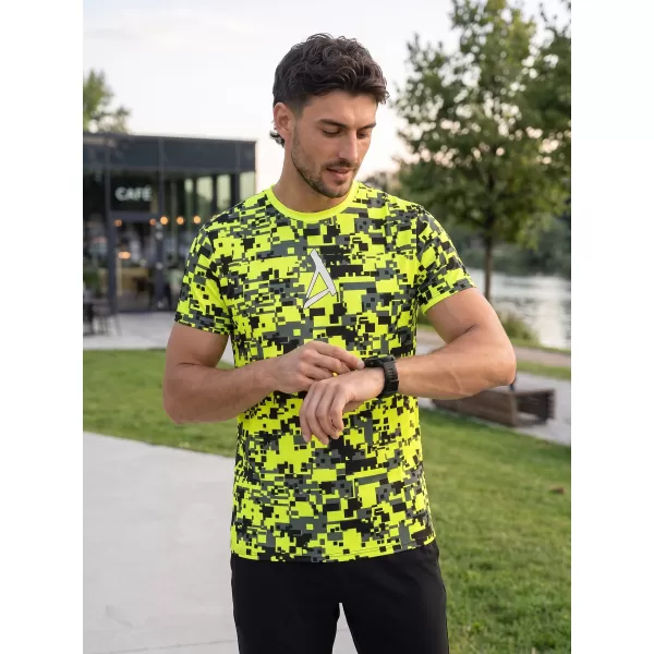 Herren Premium Plus Funktions-T-Shirt ALTISPORT VOJ/ALM011TR02 NEON GELB 