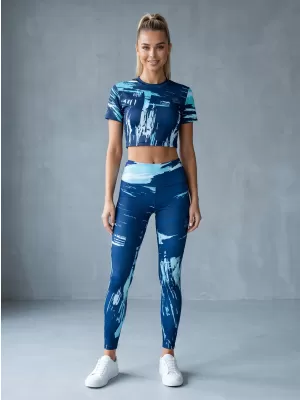 Lange Premium-Leggings für Damen ALTISPORT VOJ/ALW010LEG01 KÖNIGSBLAU