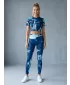 Lange Premium-Leggings für Damen ALTISPORT VOJ/ALW010LEG01 KÖNIGSBLAU