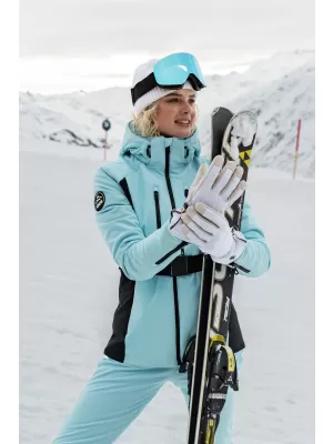 Softshell-Skijacke für Damen NORDBLANC APRES-SKI NBWJL7928 HELLBLAU