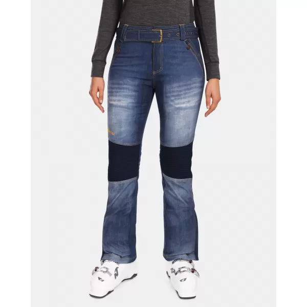  Softshell-Skihose für Damen KILPI JEANSO-W UL0409KI DUNKELBLAU 