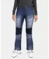 Softshell-Skihose für Damen KILPI JEANSO-W UL0409KI DUNKELBLAU