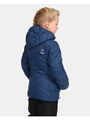 Isolierte Mädchenjacke KILPI REBEKI-JG UJ0115KI DUNKELBLAU