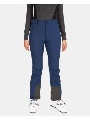 Softshell-Skihose für Damen KILPI RHEA-W UL0407KI DUNKELBLAU