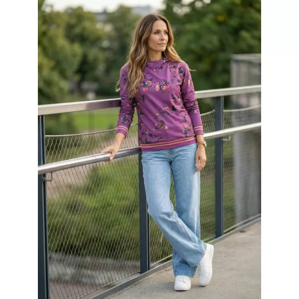  Premium-Sweatshirt für Damen ALTISPORT VOJ/ALW024MI01 LILA 