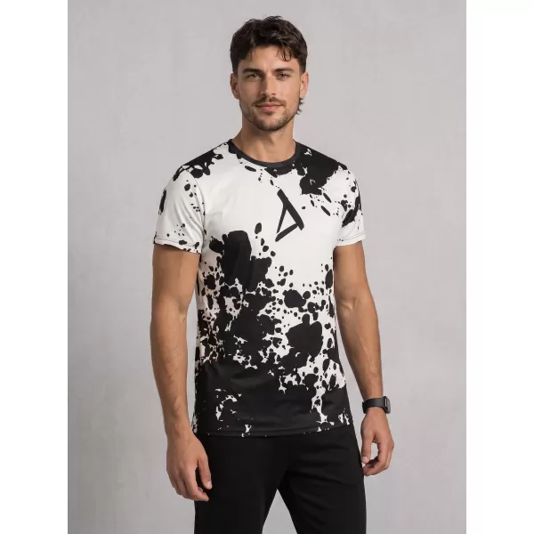  Herren Premium Plus Funktions-T-Shirt ALTISPORT VOJ/ALM012TR02 SCHWARZ UND WEIß 