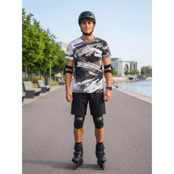  Hochwertiges Funktions-T-Shirt für Herren ALTISPORT VOJ/ALM014TR01 SCHWARZGRAU 