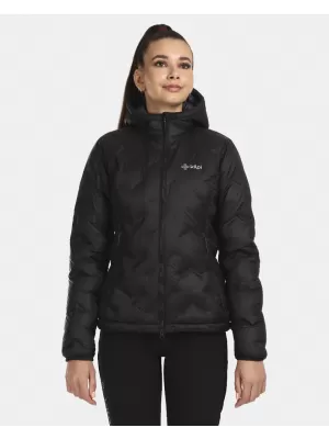 Daunenjacke für Damen KILPI ALBERTA-W UL0134KI SCHWARZ