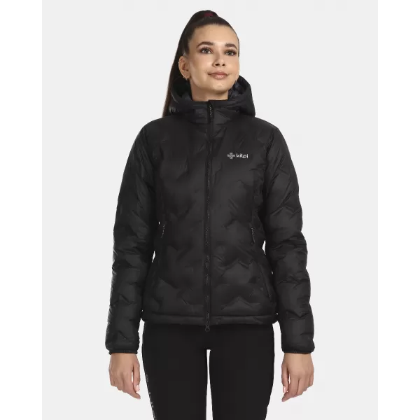  Daunenjacke für Damen KILPI ALBERTA-W UL0134KI SCHWARZ 