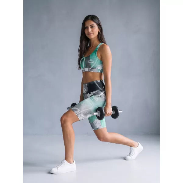  Premium-Sport-BH für Damen ALTISPORT VOJ/ALW017POD01 TÜRKIS 