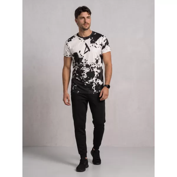  Herren Premium Plus Funktions-T-Shirt ALTISPORT VOJ/ALM012TR02 SCHWARZ UND WEIß 