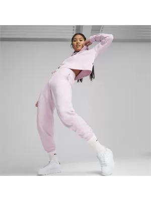 Damenhosen PUMA ESS+ SMALL LOGO HW PANTS TR 678744-60 LILA