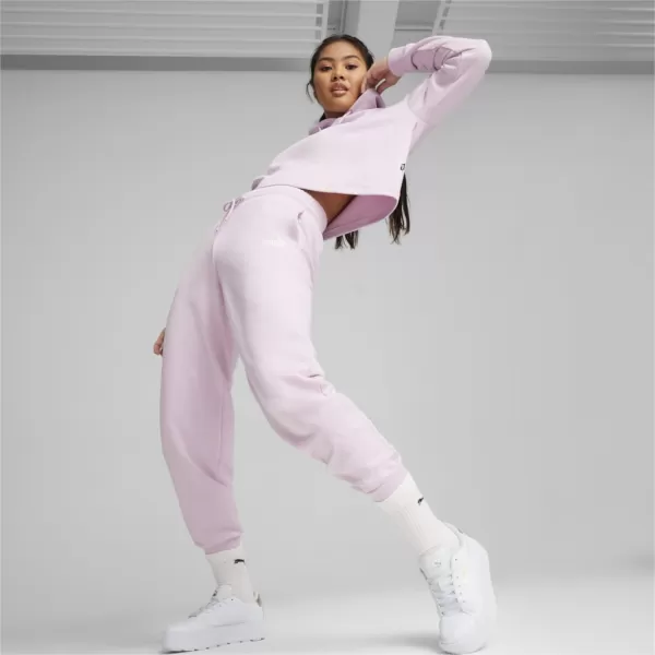  Damenhosen PUMA ESS+ SMALL LOGO HW PANTS TR 678744-60 LILA 