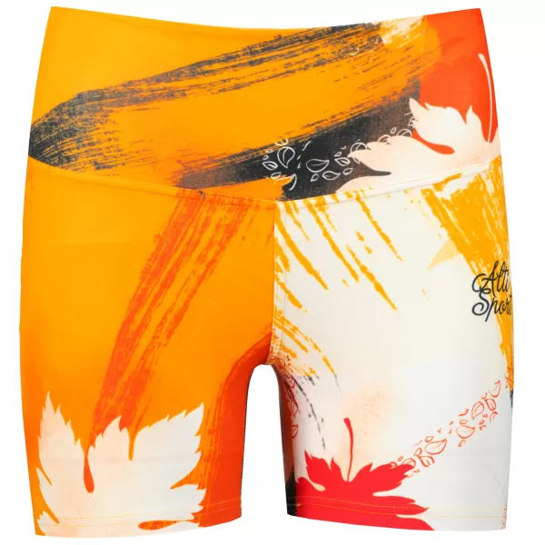  Kurze Premium-Leggings für Damen ALTISPORT VOJ/ALW019LEG03 ORANGE 