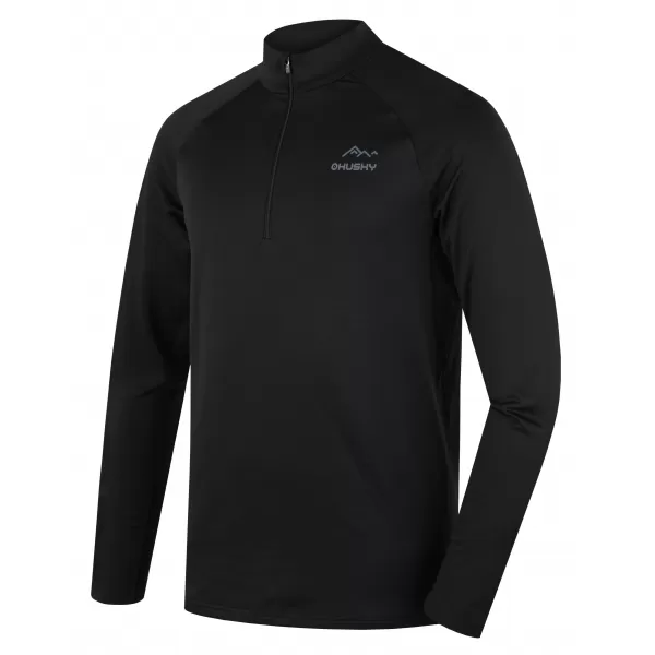  Herren-Thermoshirt HUSKY TROMI ZIP M SCHWARZ 