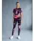 Lange Premium-Leggings für Damen ALTISPORT VOJ/ALW010LEG01 SCHWARZ/HELLROSA
