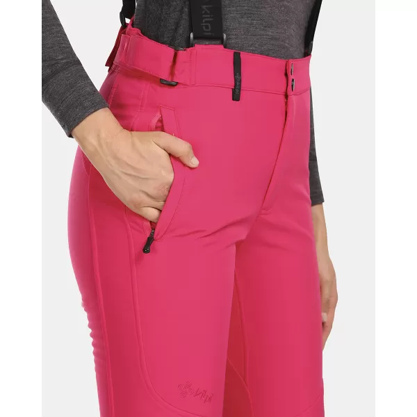  Softshell-Skihose für Damen KILPI RHEA-W UL0407KI ROSA 