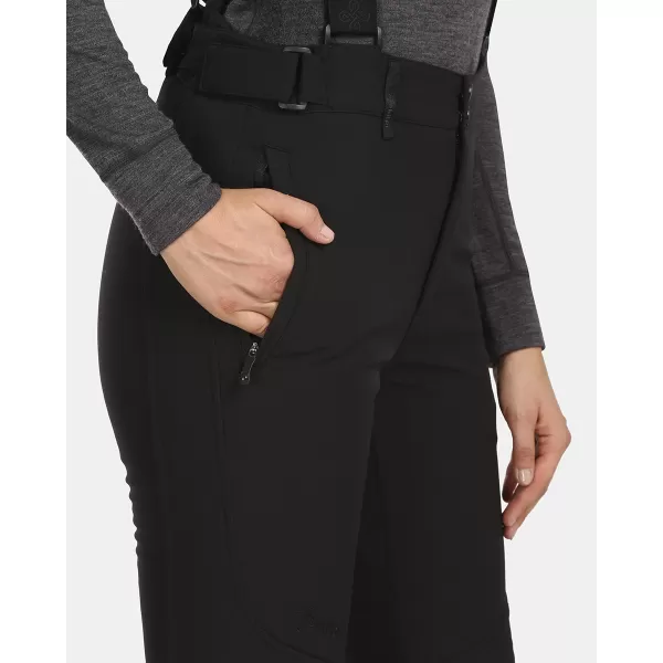  Softshell-Skihose für Damen KILPI RHEA-W UL0407KI SCHWARZ 
