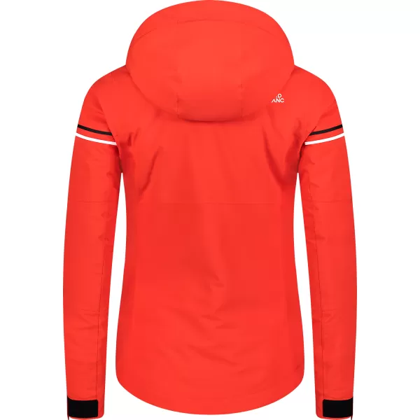  Damen-Skijacke NORDBLANC ICING NBWJL7931 ORANGEFARBENE TINTE 