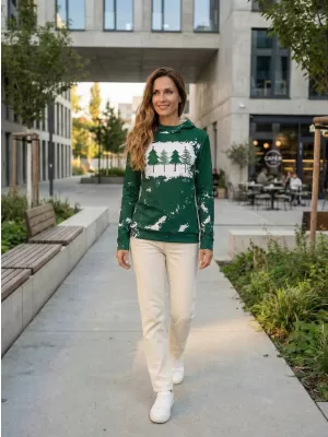 Hochwertiges Funktions-Sweatshirt für Damen ALTISPORT VOJ/ALWVN4MI01 GRÜN