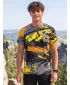 Hochwertiges Funktions-T-Shirt für Herren ALTISPORT VOJ/ALM014TR01 SCHWARZ UND GELB